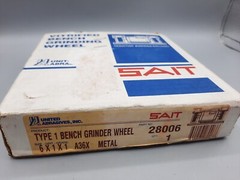 UNITED ABRASIVES-SAIT 28006 Bench Grinding Wheel 6 diameter A36X Type I