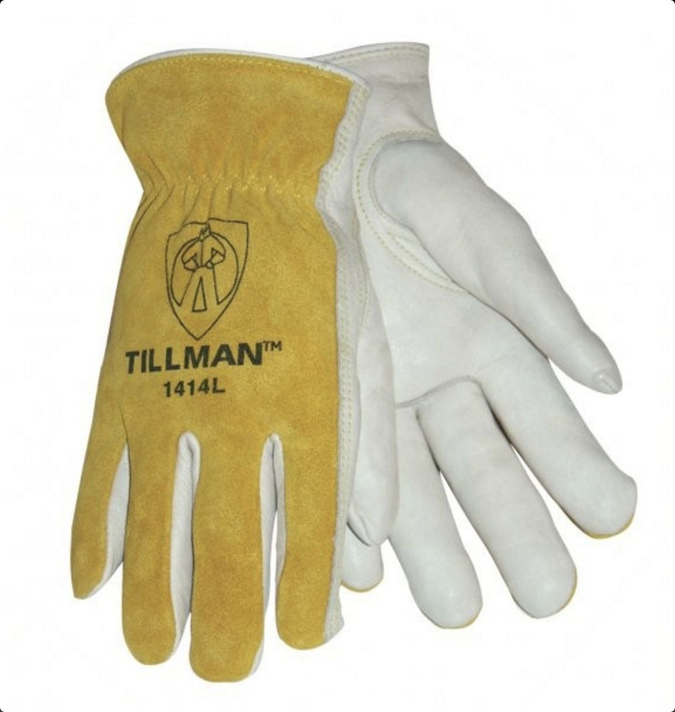 1 Pair Tillman Medium Top Grain Cowhide Drivers Style Gloves P/N 1414M
