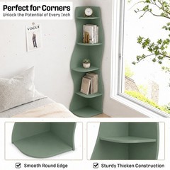 Lockers S-shaped storage corner bookshelf