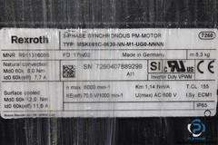 REXROTH MSK061C-0600-NN-M1-UG0-NNNN SERVOMOTOR_R911316056_17W02_6000 rpm_32.0 Nm
