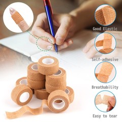 24 Pack Self Adherent Cohesive Wrap Bandages 1 Inches X 24 Count (Pack of 1)