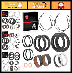 Fork Bushing Dust Oil Seals Kit for Yamaha V-Star 650 950 1100 1300 & MT07 FZ07