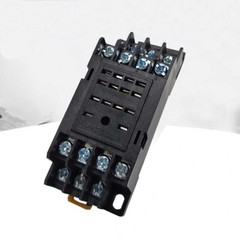 10pcs MY4NJ 12/24/110/220V Coil Power Relay DIN Rail Mounted 14Pin W/Base PYF14A