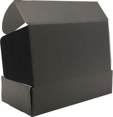 Space-Saving Black Shipping Boxes – Pack of 25, 7x5x2 Inches for Crafts & Gifts