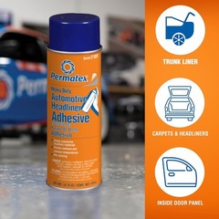 High-Strength Automotive Interior Adhesive – 16.75 Oz Spray Can, Water Resistant