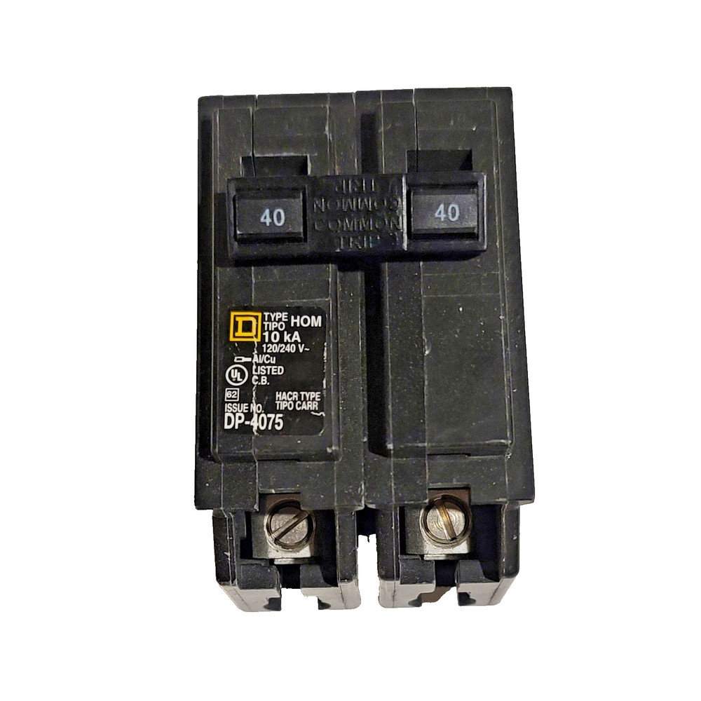 Square D Homeline HOM240CP 40-Amp 2-Pole Circuit Breaker 240V