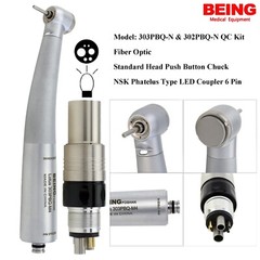 BEING Dental Handpiece High Speed Turbine Fiber Optic LED NSK Phatelus Coupler