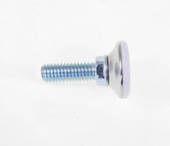16 Pack Monaco 3/8-16 Non-Swivel W/Hex White Nylon Base Leveler MONO-33