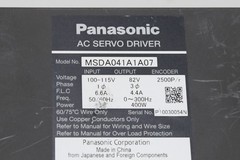 PANASONIC Used MSDA041A1A07 400W AC Servo Drive DRV-I-4697=9N33