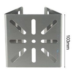 High Compatibility Stainless Steel Pole Bracket with Reinforced Steel Plate