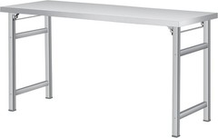 Stainless Steel NSF Commercial Kitchen Work Food Prep Table Single Tier Foldable