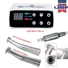 NSK Style Dental Brushless LED Electric Micro Motor/1:5 Increasing Handpiece UPS