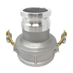 Lightweight Type DA Camlock Reducer – 4″ Female x 3″ Male Aluminum Coupling