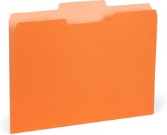 200 Blue Summit Supplies Colorful File Folders with Tabs, Multi Colored File Fol