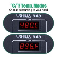 YIHUA 948 Desoldering Station 90W Digital Desoldering Gun Complete Kit