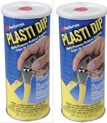 (2) ea Plasti Dip 11601-6 14.5 oz RED HD Liquid Rubber Tool Handle Grip Coating