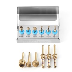 AZDENT Dental Diamond Burs Maxillary Sinus Llifting Surgery Drill Bone Shape Kit
