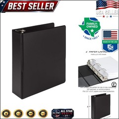 USA-Made Durable 3 Ring Mini Binder – Perfect for Everyday Document Management