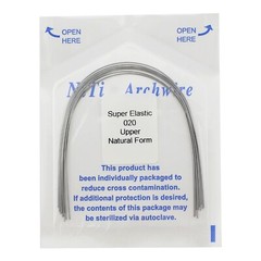 Dental Orthodontic Niti Arch Wire Elastic Rectangular Round Arcos de Ortodoncia