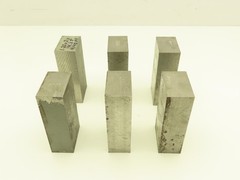 4140/4142 PH Alloy Steel Flat Bar Stock 1-1/4″x 2″x 4-1/4″L Lot of 6