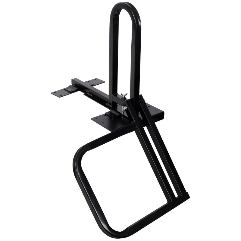 Foldable Pickup Truck Tailgate One-Step Ladder Universal Fit 300LBS Load