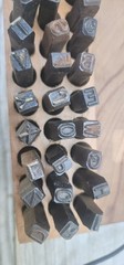 Vintage Young Bros Steel Stamp Set 1/4″ Letters Heavy Duty Metal Tool USA