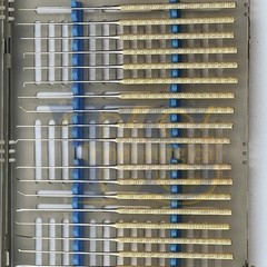 Rhoton Micro Dissector Expanded 20 PCS Set of Stainless Steel with steel case