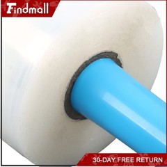 Findmall 4 Rolls 5 Inch x 1000 Ft Clear Stretch Wrap Film with 2 Pcs Handle