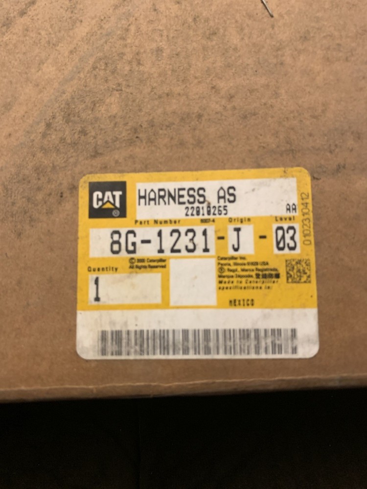 Authentic Caterpillar Harness Assembly Part # 8G-1231 – Original Box