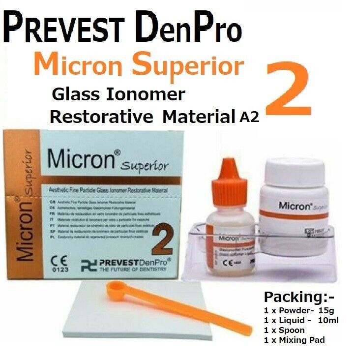 Prevest Denpro Micron Superior 2 Type II Glass Ionomer Restorative Cement GIC