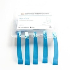 Dental M8 Contoured Anterior Matrix Restoration Matrices Polyester Blue Strip