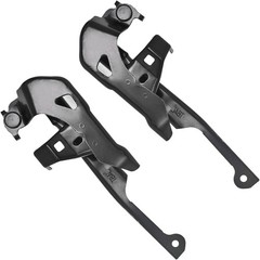 2PCS Hood Hinge Set Black Steel Replacement for 2016-2021 Civic 60120TBAA00ZZ 60