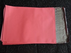 50 Pink Purple 6×9 Flat Poly Postal Mailer Envelopes, Self Seal USPS Shipping