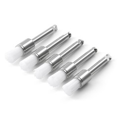 100pcs/kit Dental White & Colorful Prophy Polishing Brush Nylon Flat Latch Type