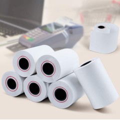 2 1/4″x 50′ Thermal Paper Rolls Credit Card Receipt & Cash POS Register Paper US