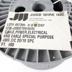 NOS Spool of 900ft. – MILSPEC Judd Wire M27500A20SR2A23 – 20 AWG – 2 Conductor