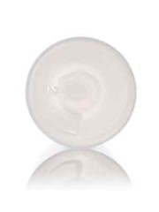 32oz Fluorinated Natural HDPE Cylinder Bottle 28/410 With Black Ribbed Cap