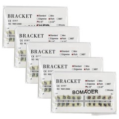 20pcs/set Dental Orthodontic Mental Bracket Brace Standard Roth 018 345hooks
