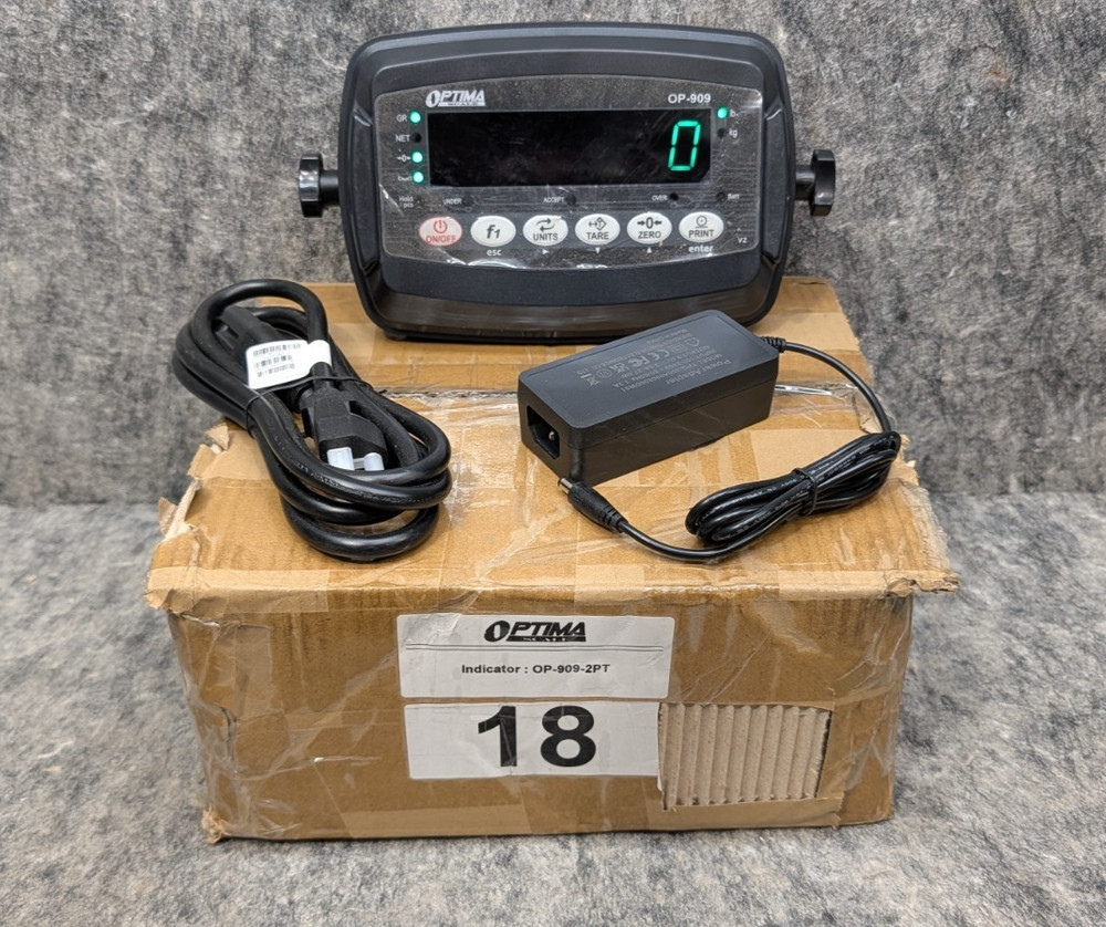 Optima Scale OP-909-2P Dual Connectors Replacement for OP-901 + AC adapter🔥New