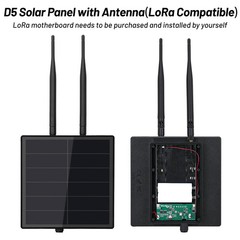 D5L Solar Powered DIY Solar Meshtastic LoRaWAN RAK Wisblock With LoRa Antenna