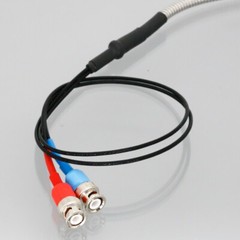 12~40FT BNC Armored Cable For GE Ultrasonic Portable FlowMeter PT868 PT878 PT900