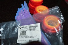 VELCRO® Brand ONE-WRAP® Strap – 16 Colors-1 YARD each-1/2″ width – 16 yds total