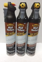 Homax Wall Texture Pro Grade Knockdown Hopper Gun Control 25oz Lot of 3 4565 New