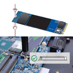 M.2 SSD Screws Kit，48PCS NVMe Screws Standoffs for ASUS MSI Gigabyte, ASUS Fa…