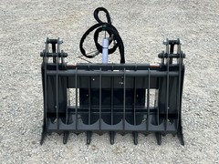 Berlon 48″ Mini Root Rake Brush Grapple Fits Mini Skid Steer Toro Kubota SCL USA