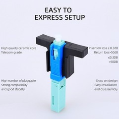 5/10/100pcs Quick Connector UPC Interfaces High Compatibility Plastic Housing