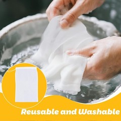Yeabwps 6 Pcs Nut Milk Bag Strainer 12 X 8 Inch Reusable 200 Mesh Fine Nylon