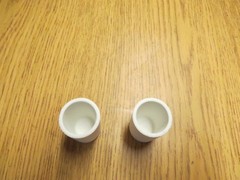 2 Leco Ceramic Crucibles 529-026 FOR FP 428 AND CHN-60 LECO 529-026/529-055