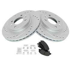 TRQ Front Brake Pad & Rotor Set for 2012-2017 Hyundai Accent Kia Rio