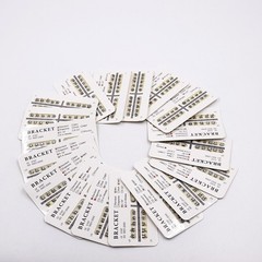 1-100Pack Dental Orthodontic Brackets Braces Roth/MBT/Edgewise 25 Size to Choice
